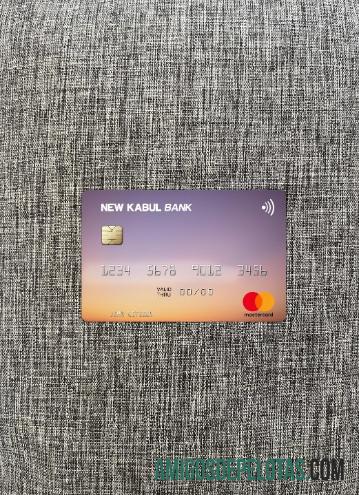 Afeganistão Novo Kabul Bank Mastercard Photolook Front baixar para verificação